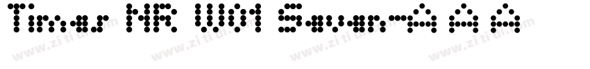 Times NR W01 Seven字体转换